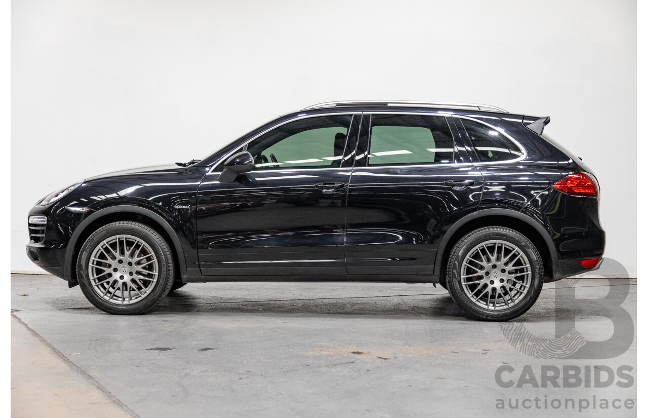 6/2012 Porsche Cayenne Diesel (AWD) Series 2 MY12 4d Wagon Black Turbo Diesel V6 3.0L