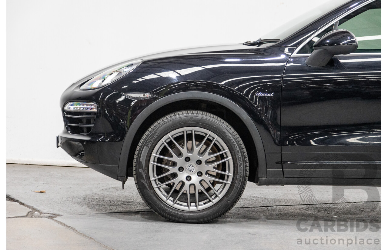 6/2012 Porsche Cayenne Diesel (AWD) Series 2 MY12 4d Wagon Black Turbo Diesel V6 3.0L