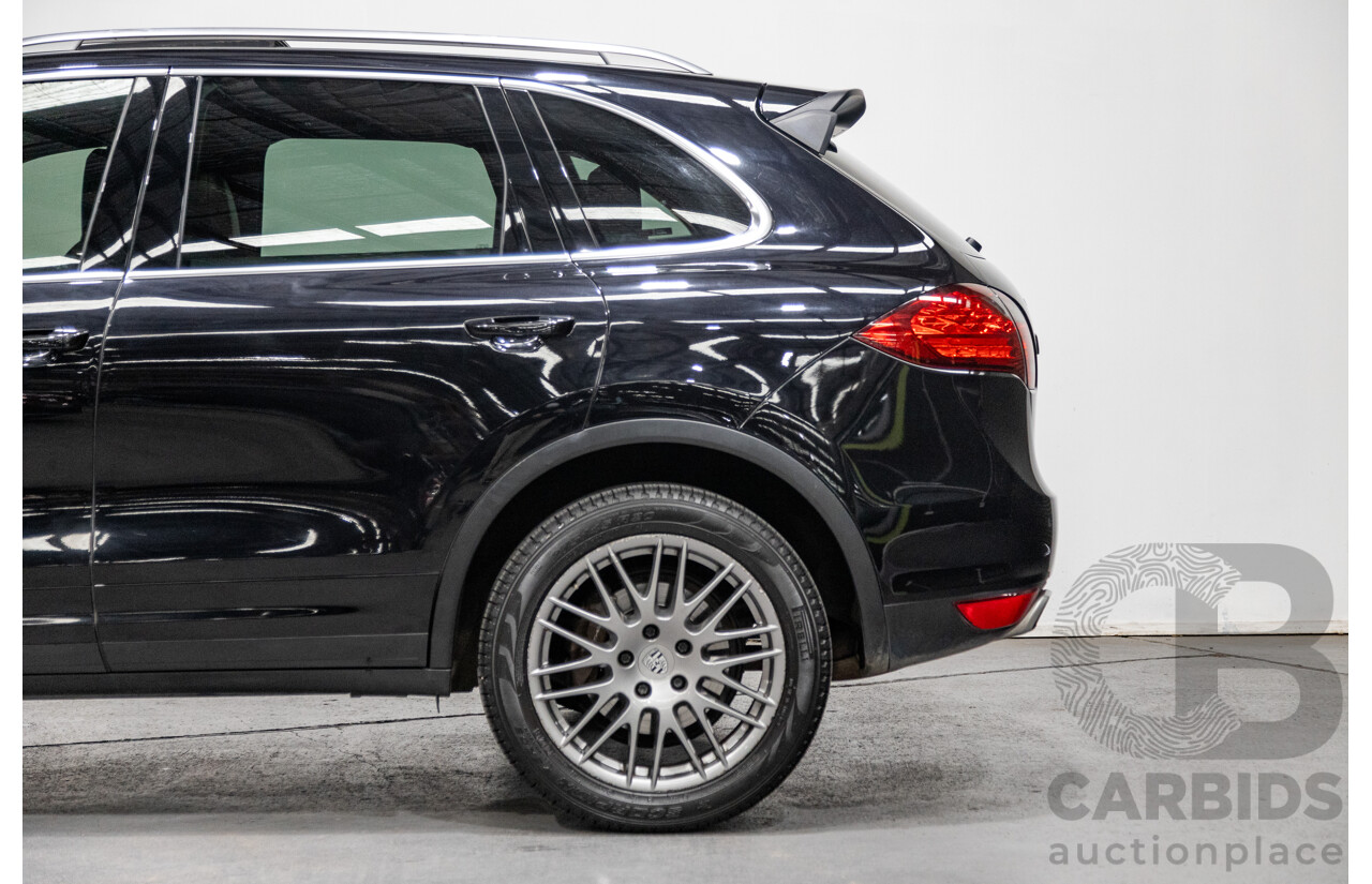 6/2012 Porsche Cayenne Diesel (AWD) Series 2 MY12 4d Wagon Black Turbo Diesel V6 3.0L