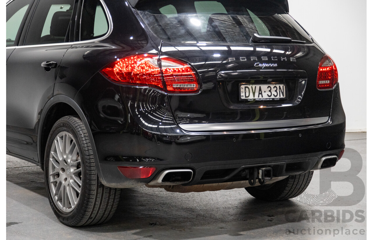 6/2012 Porsche Cayenne Diesel (AWD) Series 2 MY12 4d Wagon Black Turbo Diesel V6 3.0L