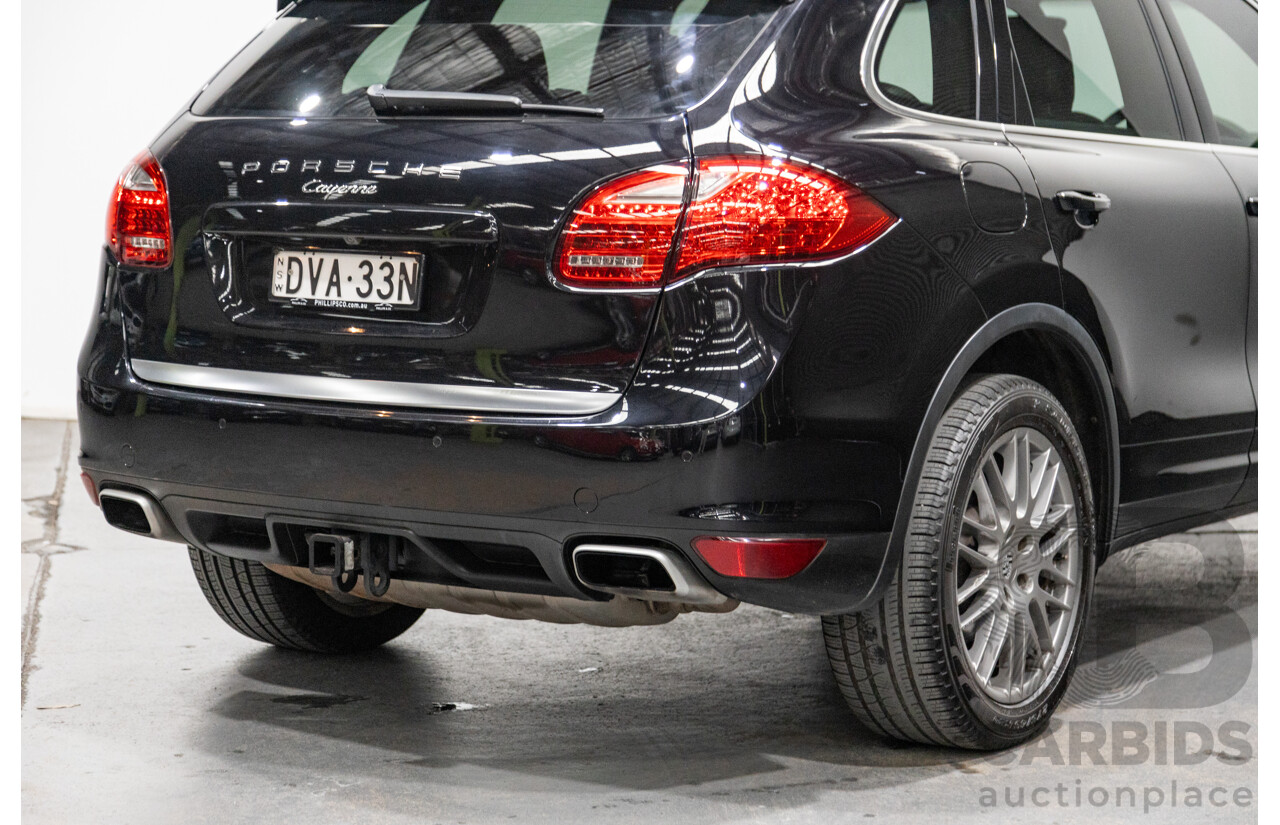 6/2012 Porsche Cayenne Diesel (AWD) Series 2 MY12 4d Wagon Black Turbo Diesel V6 3.0L