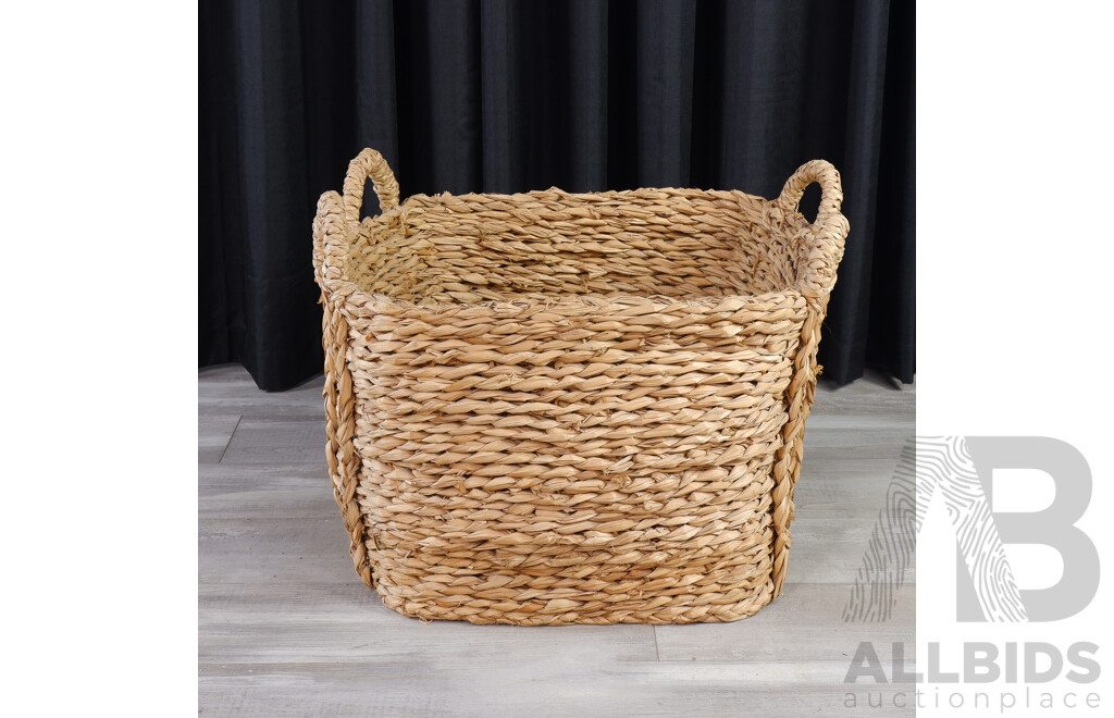 Large Quad Handle Firewood Basket