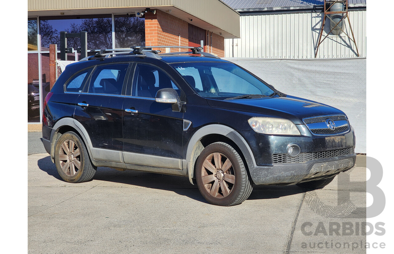 02/2009 Holden Captiva LX (4x4) 4x4 CG MY09 4D Wagon Black 2.0L