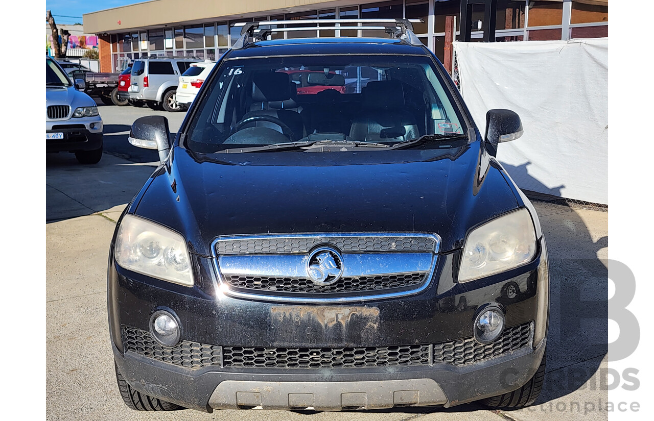 02/2009 Holden Captiva LX (4x4) 4x4 CG MY09 4D Wagon Black 2.0L