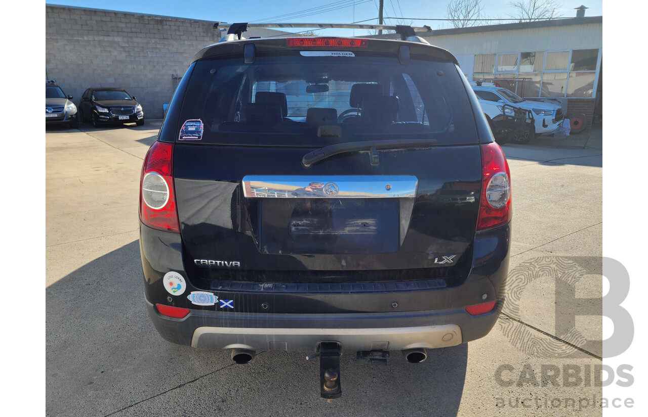 02/2009 Holden Captiva LX (4x4) 4x4 CG MY09 4D Wagon Black 2.0L