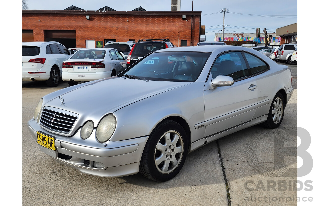 1/2002 Mercedes-Benz Clk200 KOMP Avantgarde  2d Coupe Silver 2.0L