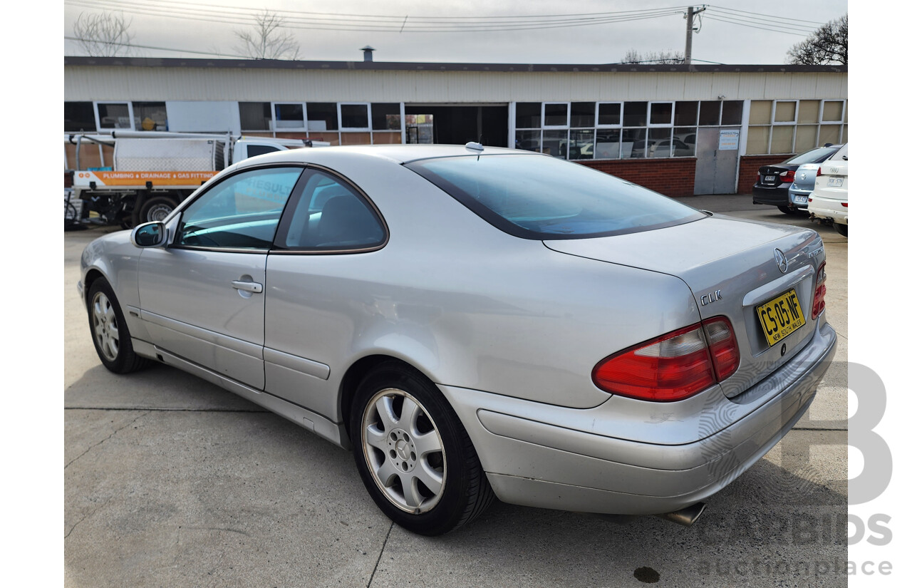 1/2002 Mercedes-Benz Clk200 KOMP Avantgarde  2d Coupe Silver 2.0L