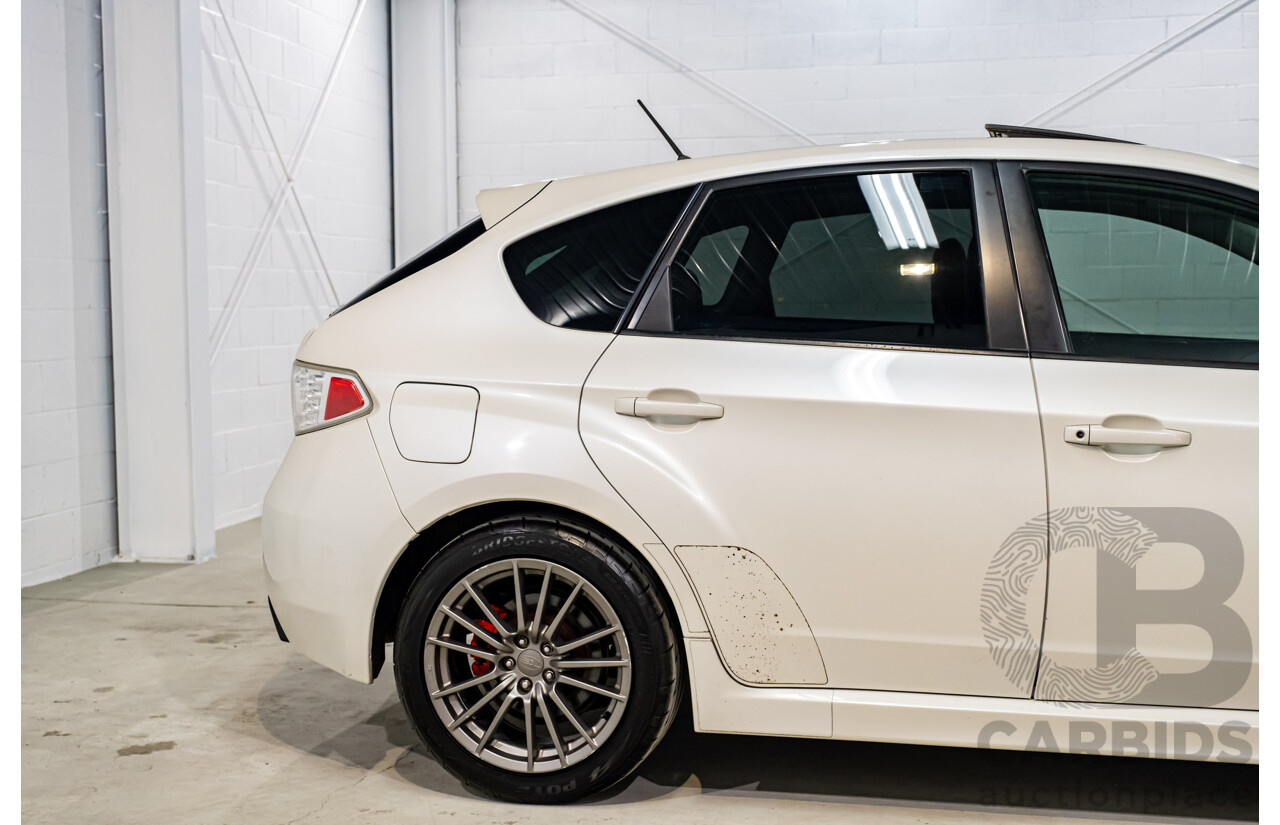 6/2013 Subaru WRX Premium (AWD) MY13 5d Hatchback Pearl White Metallic Turbo 2.5L