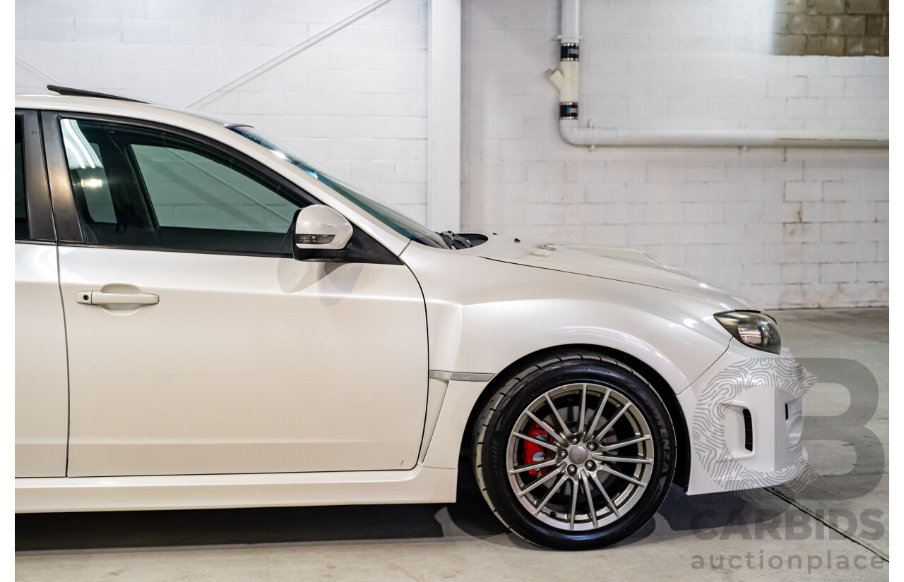 6/2013 Subaru WRX Premium (AWD) MY13 5d Hatchback Pearl White Metallic Turbo 2.5L