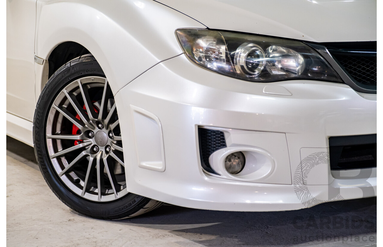 6/2013 Subaru WRX Premium (AWD) MY13 5d Hatchback Pearl White Metallic Turbo 2.5L