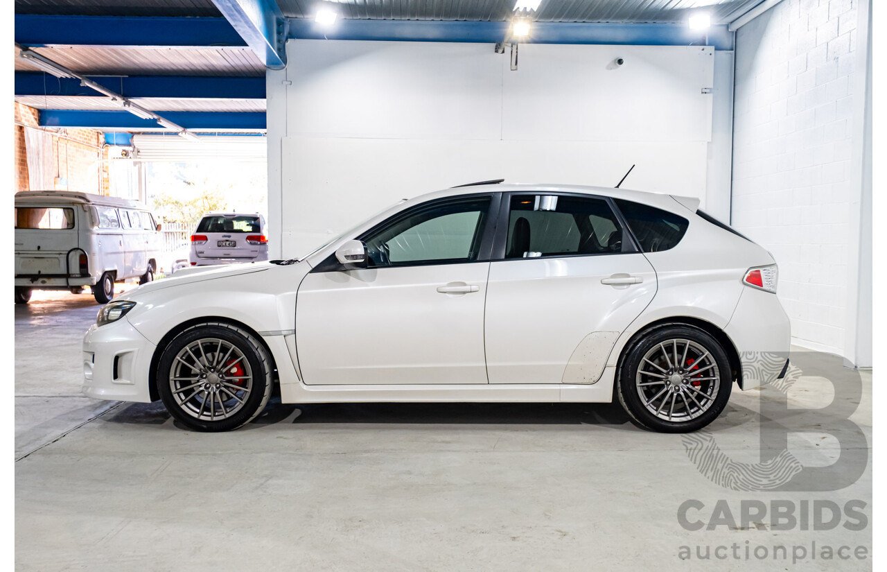 6/2013 Subaru WRX Premium (AWD) MY13 5d Hatchback Pearl White Metallic Turbo 2.5L