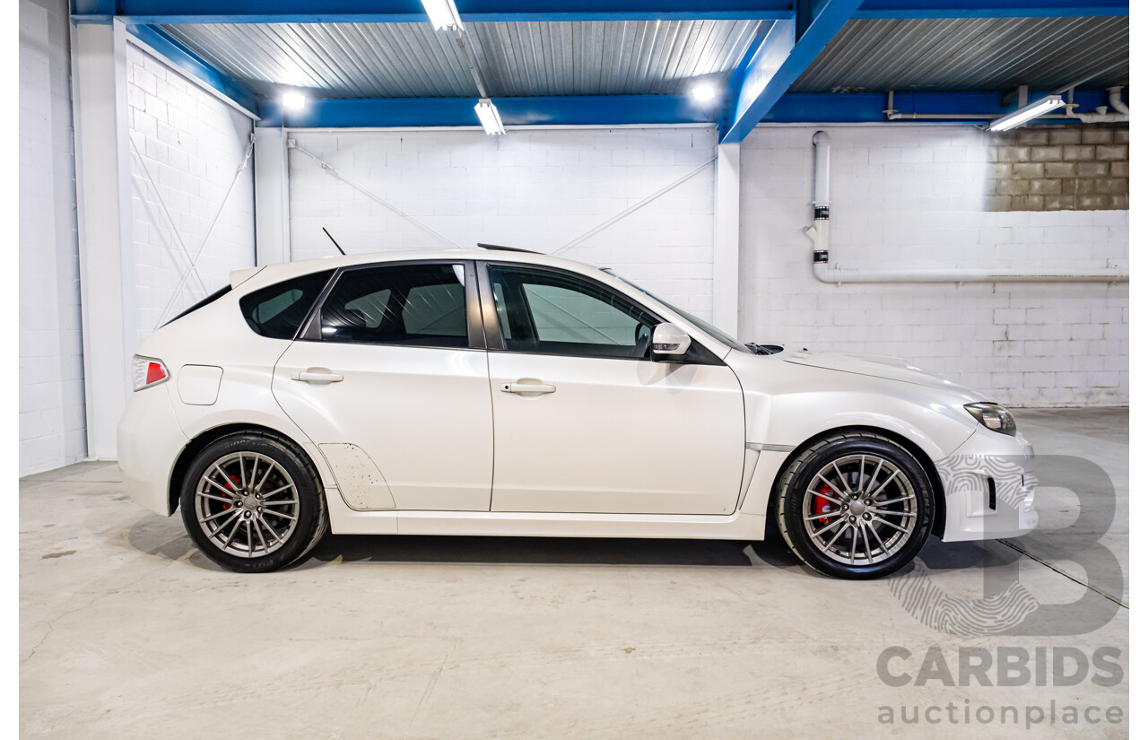 6/2013 Subaru WRX Premium (AWD) MY13 5d Hatchback Pearl White Metallic Turbo 2.5L