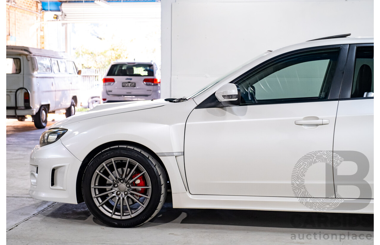 6/2013 Subaru WRX Premium (AWD) MY13 5d Hatchback Pearl White Metallic Turbo 2.5L