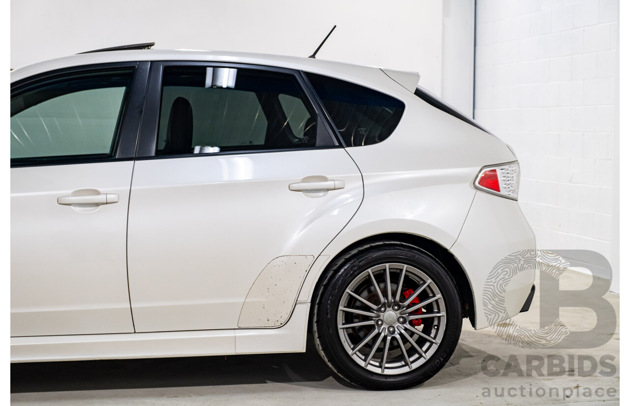 6/2013 Subaru WRX Premium (AWD) MY13 5d Hatchback Pearl White Metallic Turbo 2.5L