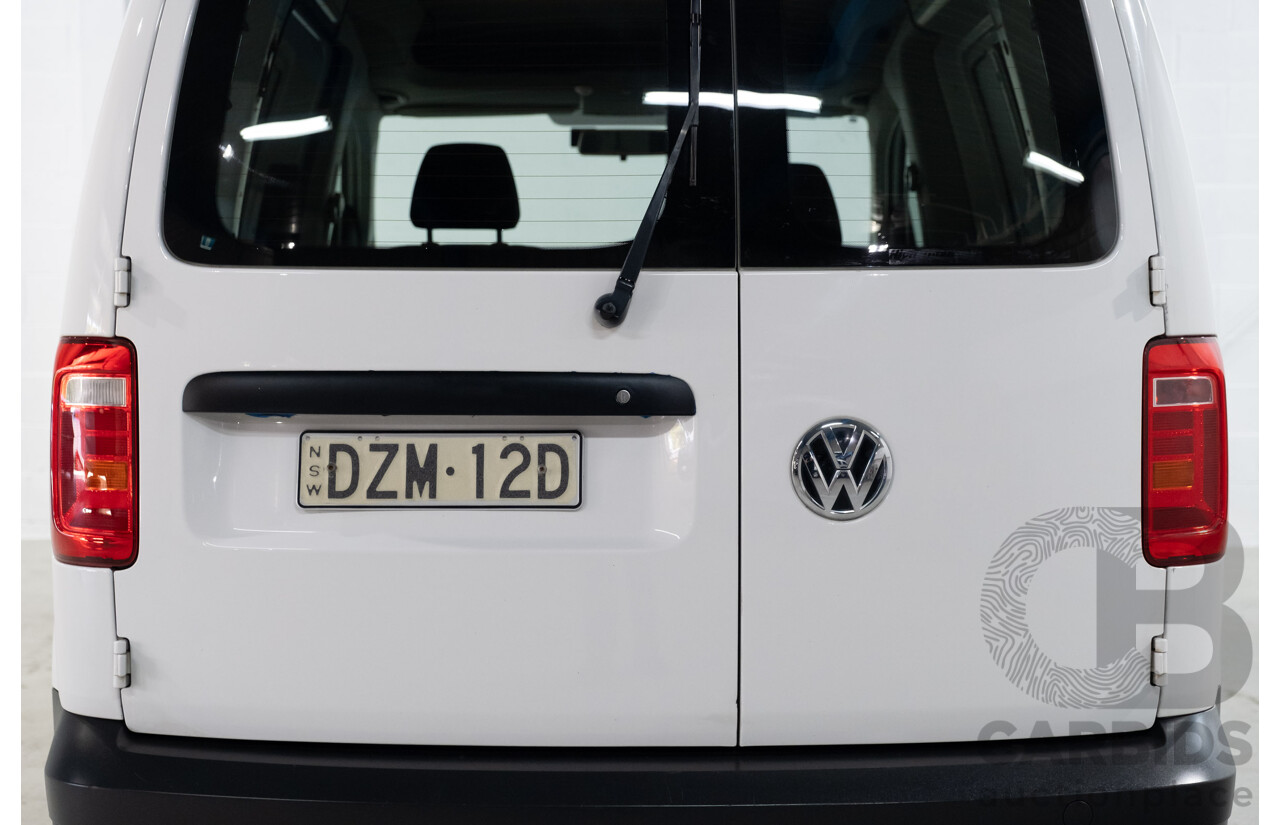 12/2018 Volkswagen Caddy TSI220 2K MY19 2d Van White Turbo 1.4L