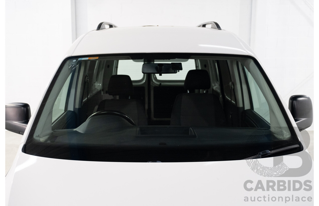 12/2018 Volkswagen Caddy TSI220 2K MY19 2d Van White Turbo 1.4L