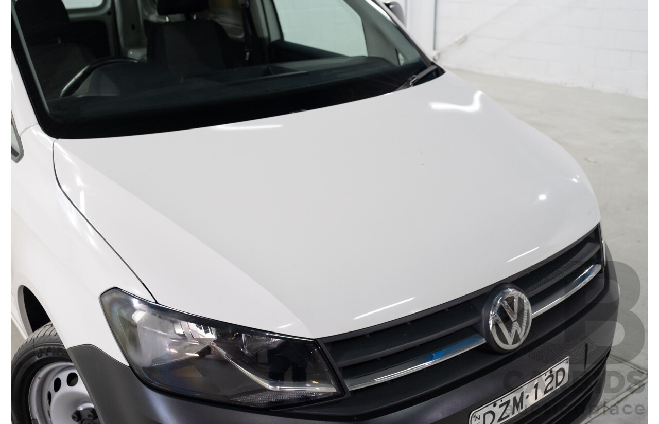 12/2018 Volkswagen Caddy TSI220 2K MY19 2d Van White Turbo 1.4L