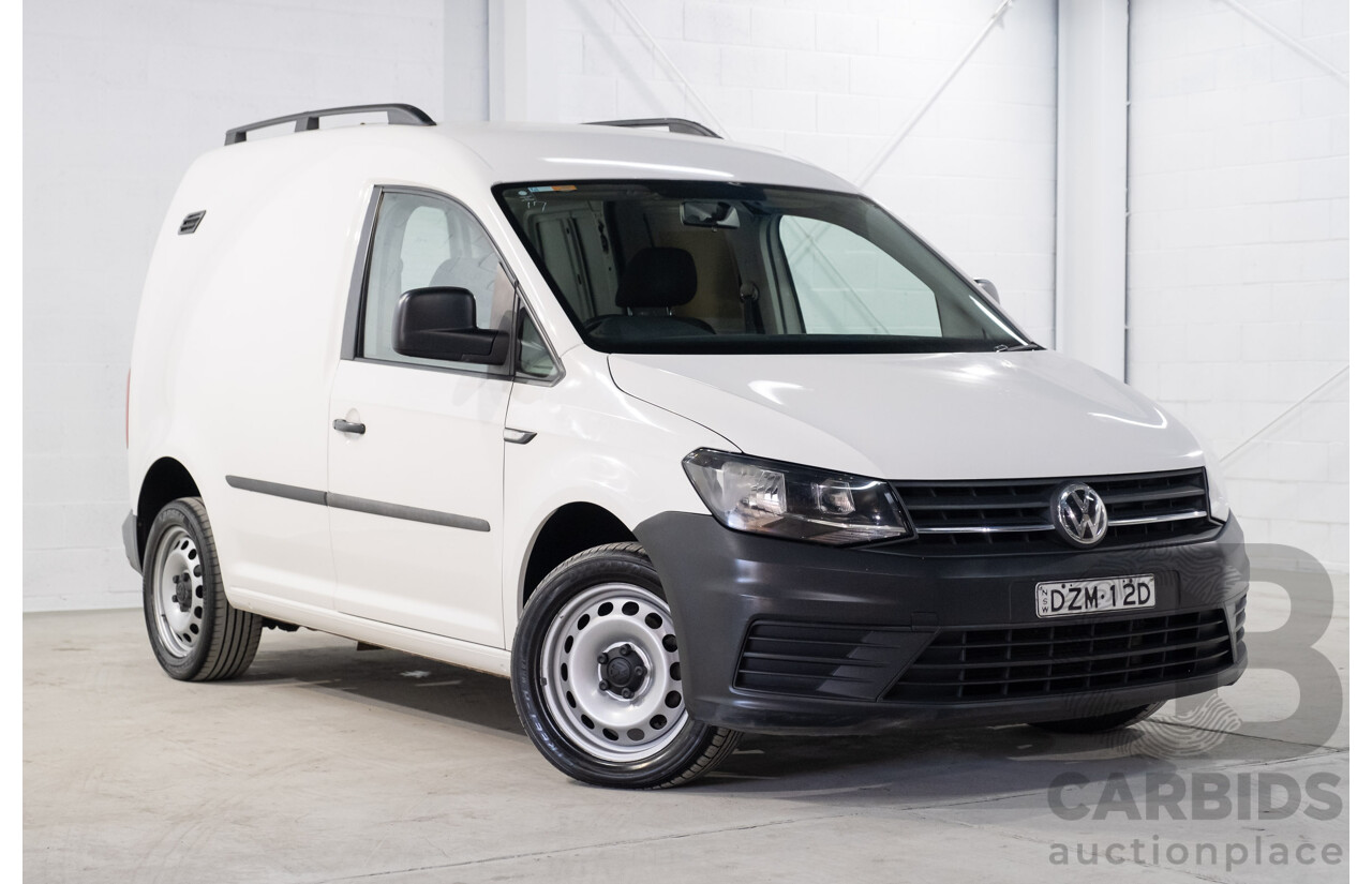 12/2018 Volkswagen Caddy TSI220 2K MY19 2d Van White Turbo 1.4L