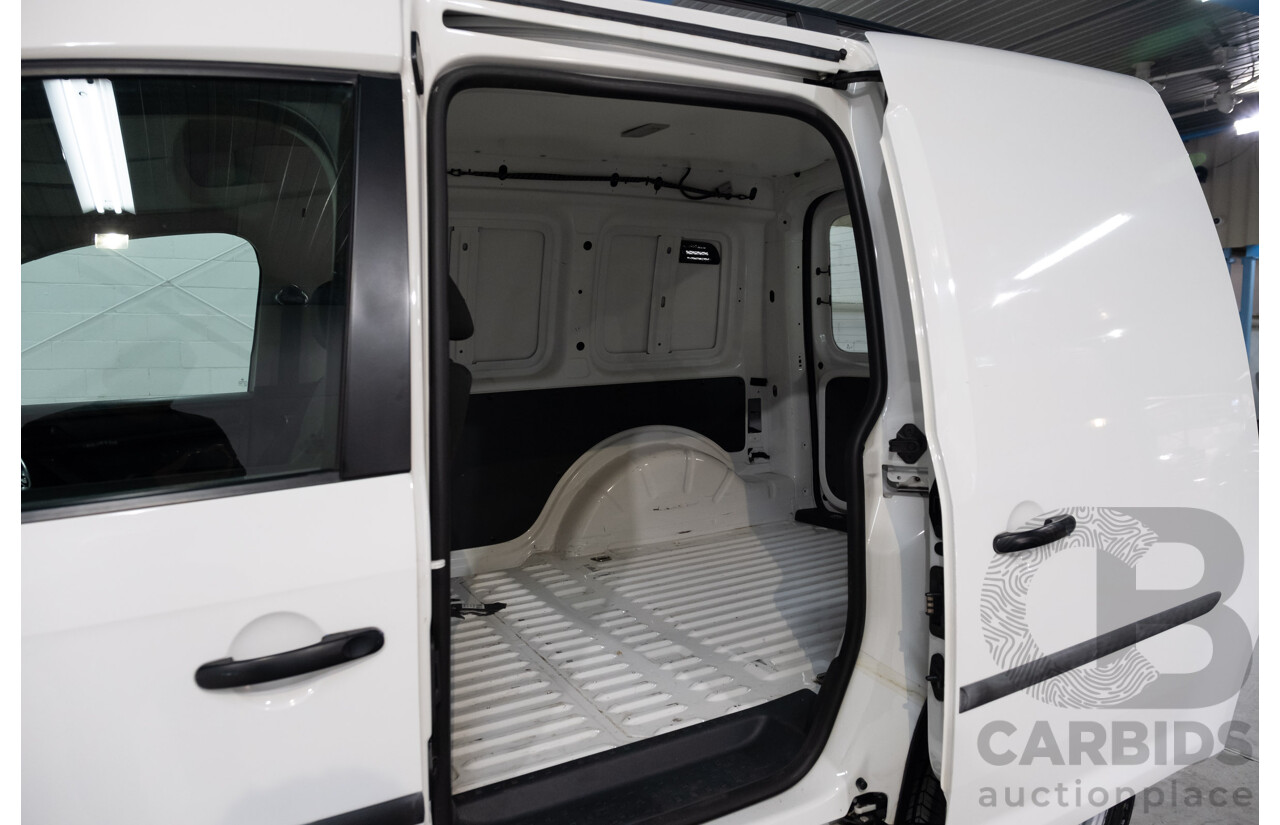 12/2018 Volkswagen Caddy TSI220 2K MY19 2d Van White Turbo 1.4L