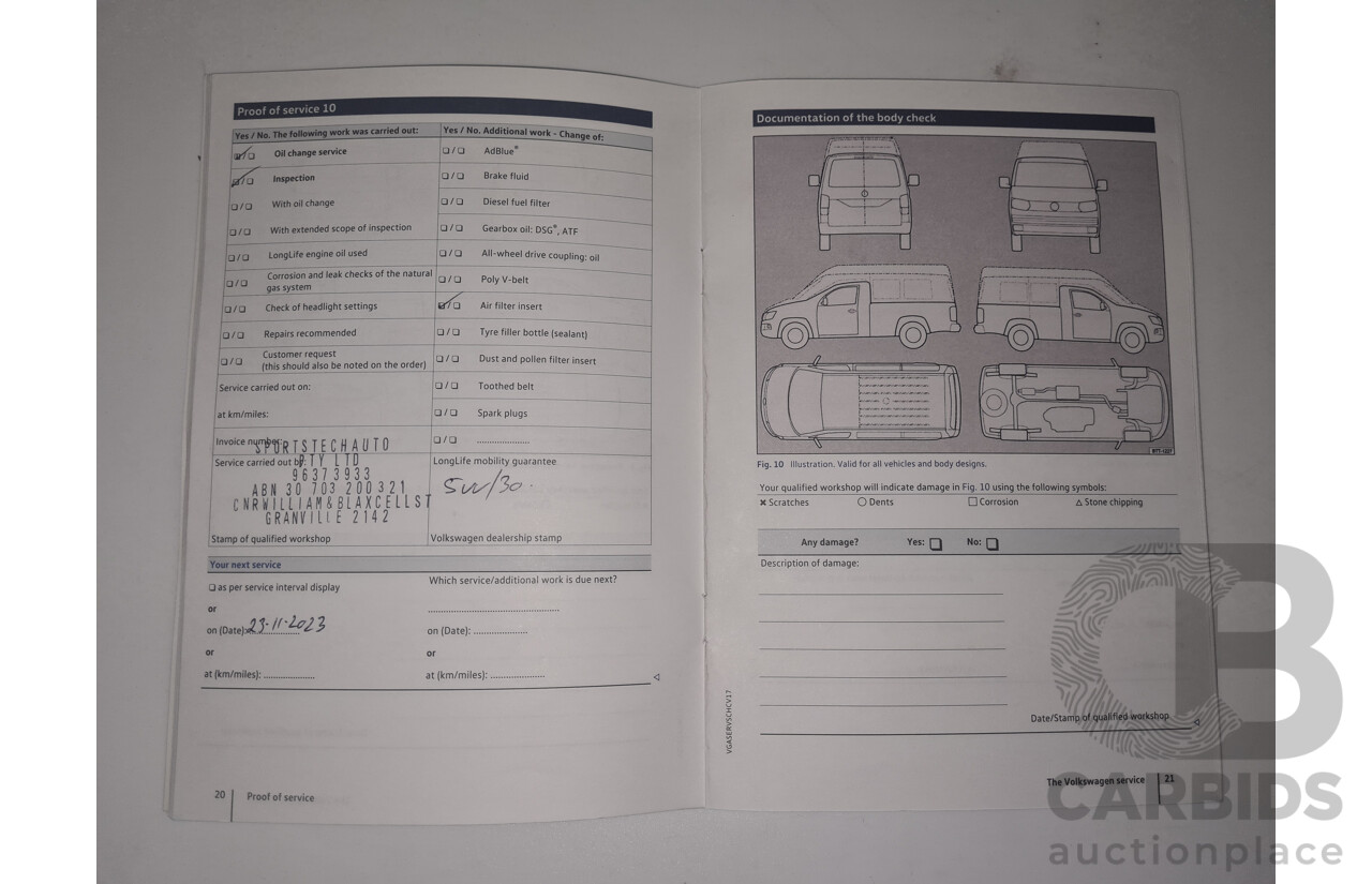 12/2018 Volkswagen Caddy TSI220 2K MY19 2d Van White Turbo 1.4L