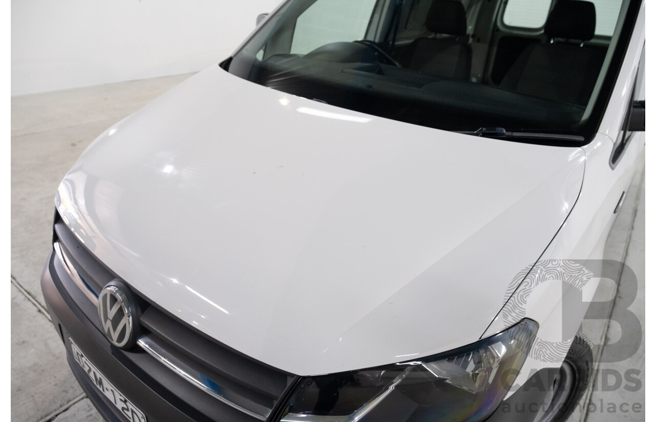 12/2018 Volkswagen Caddy TSI220 2K MY19 2d Van White Turbo 1.4L