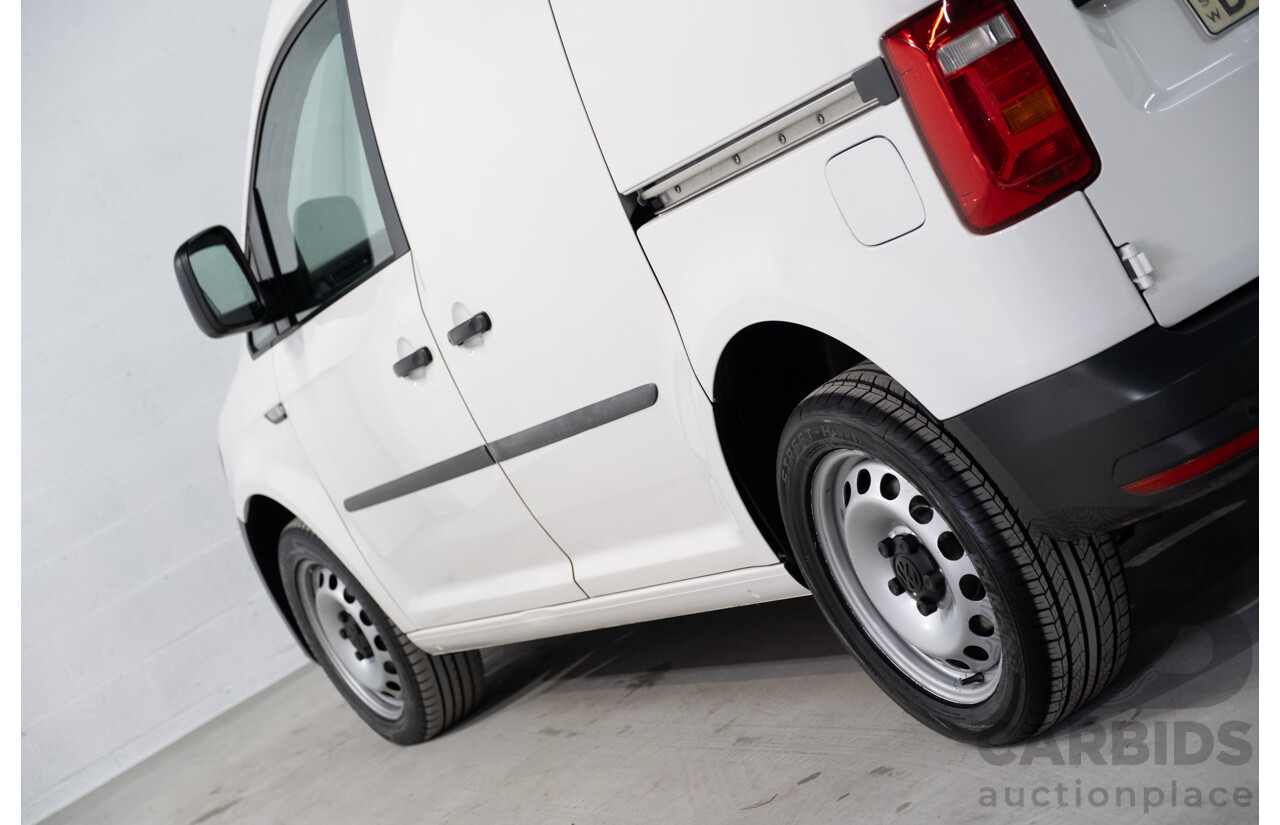 12/2018 Volkswagen Caddy TSI220 2K MY19 2d Van White Turbo 1.4L