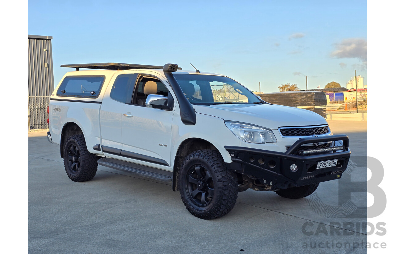 7/2012 Holden Colorado LTZ (4x4) RG Space Cab P/Up White Turbo Diesel 2.8L