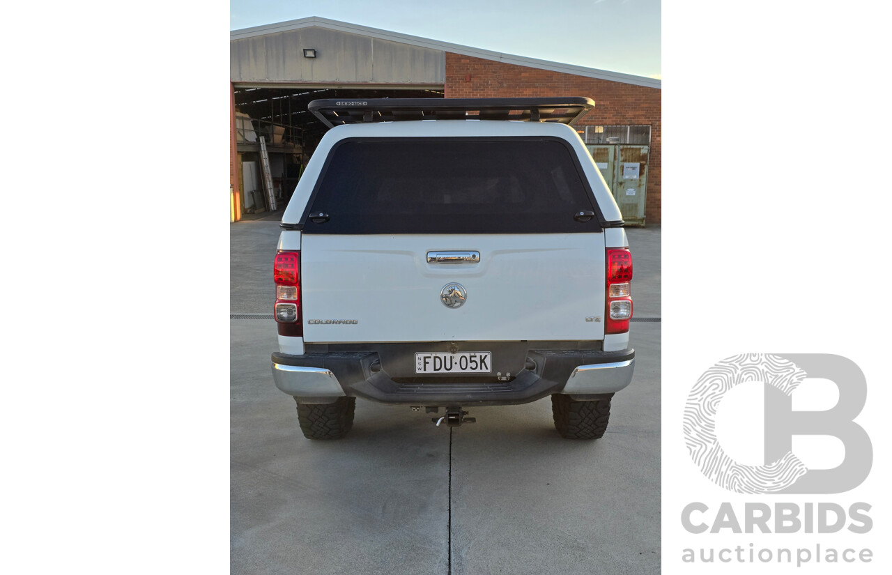 7/2012 Holden Colorado LTZ (4x4) RG Space Cab P/Up White Turbo Diesel 2.8L