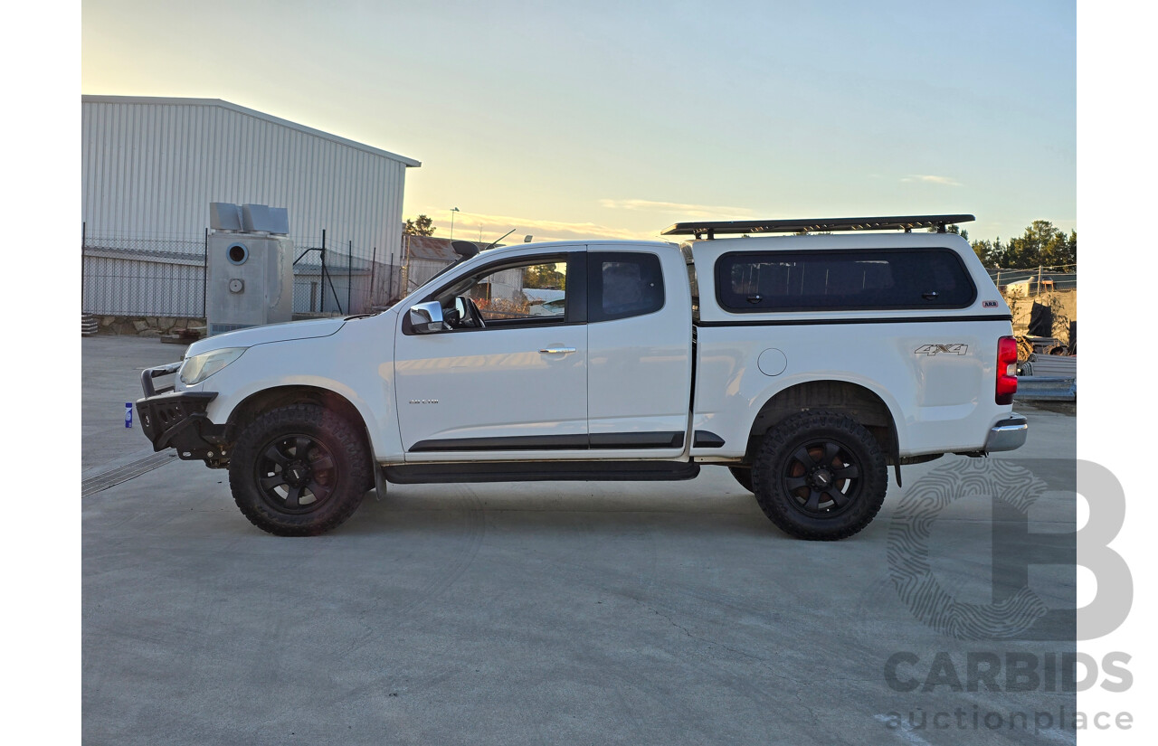 7/2012 Holden Colorado LTZ (4x4) RG Space Cab P/Up White Turbo Diesel 2.8L