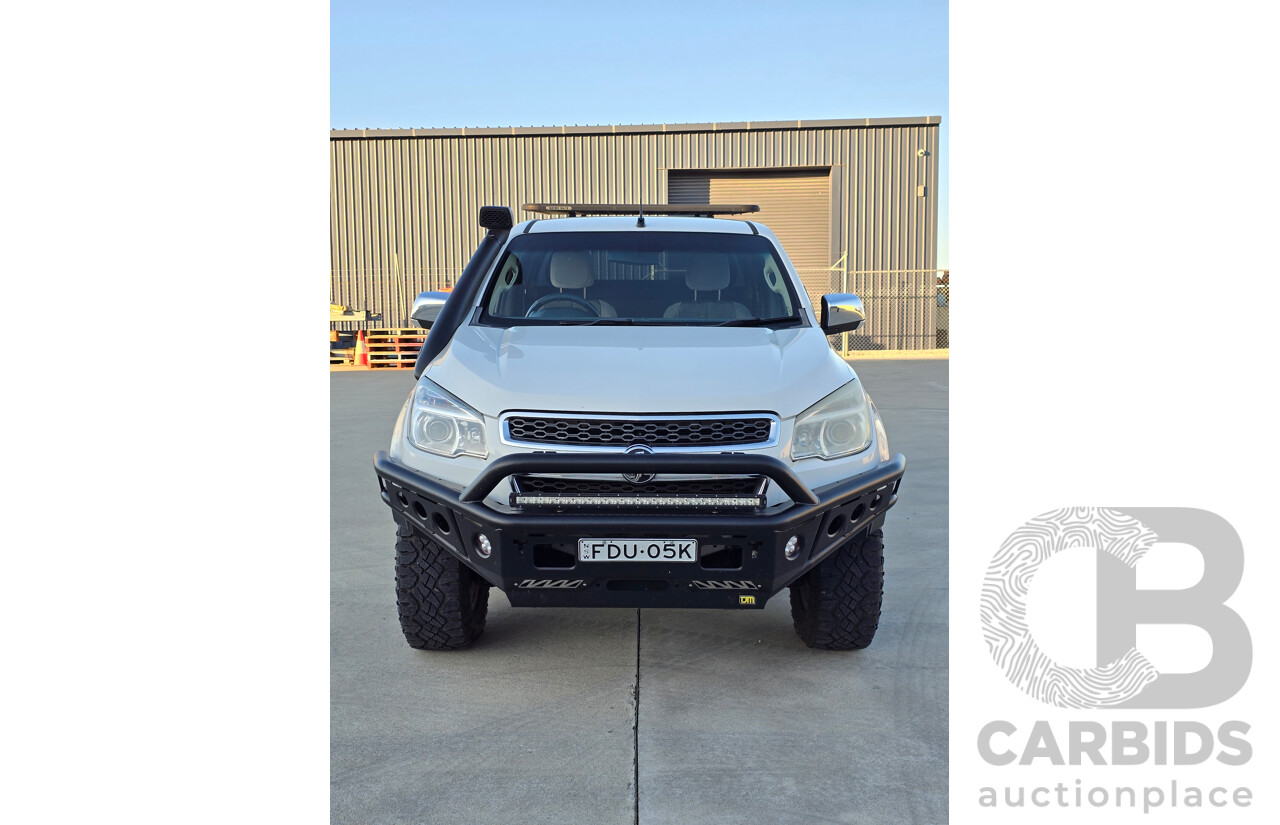 7/2012 Holden Colorado LTZ (4x4) RG Space Cab P/Up White Turbo Diesel 2.8L