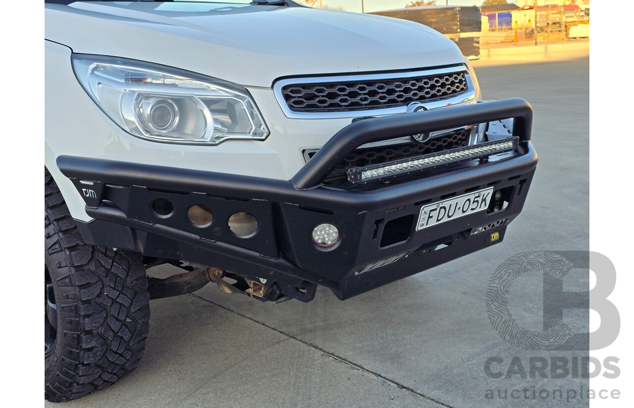 7/2012 Holden Colorado LTZ (4x4) RG Space Cab P/Up White Turbo Diesel 2.8L