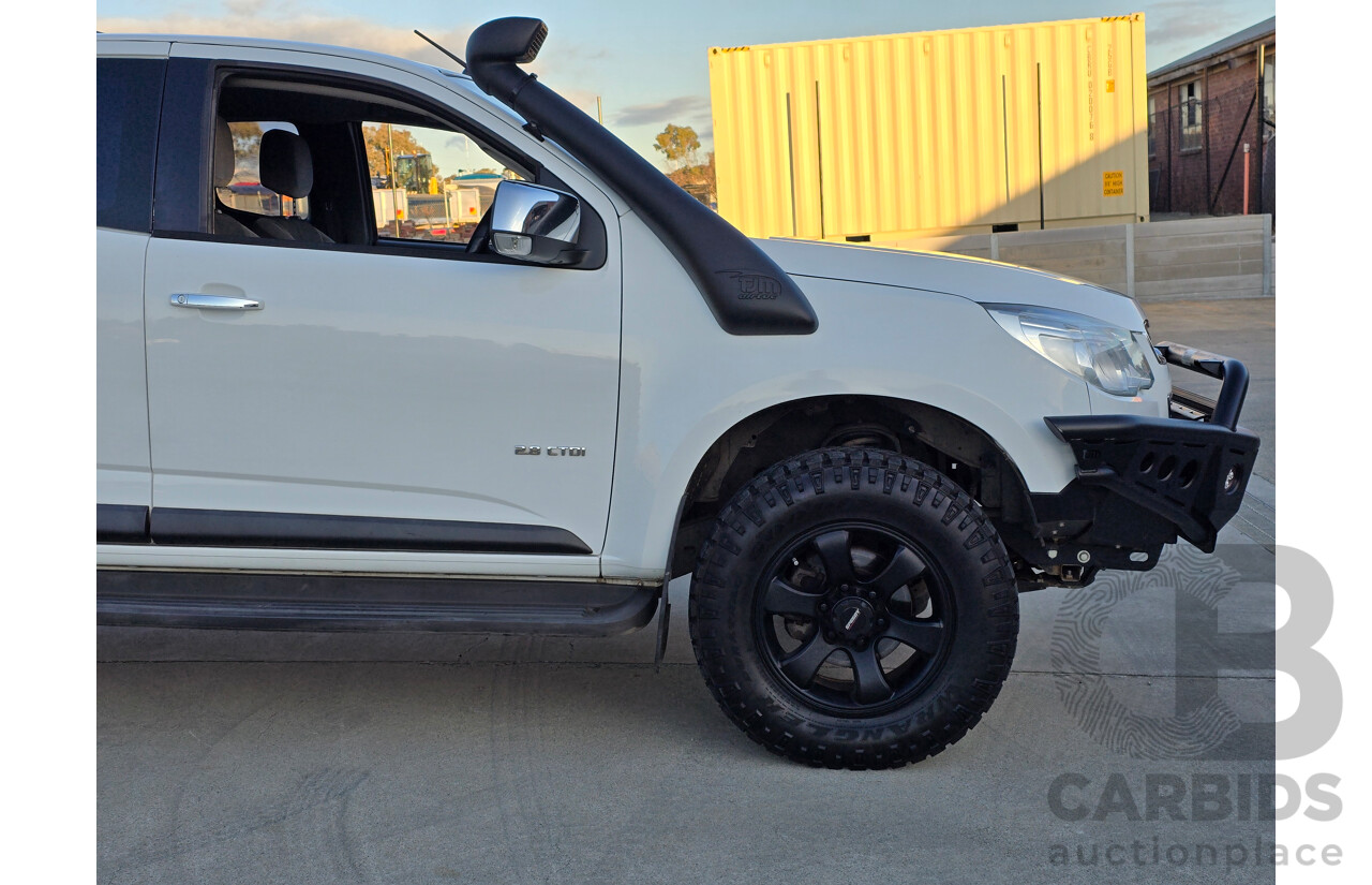 7/2012 Holden Colorado LTZ (4x4) RG Space Cab P/Up White Turbo Diesel 2.8L