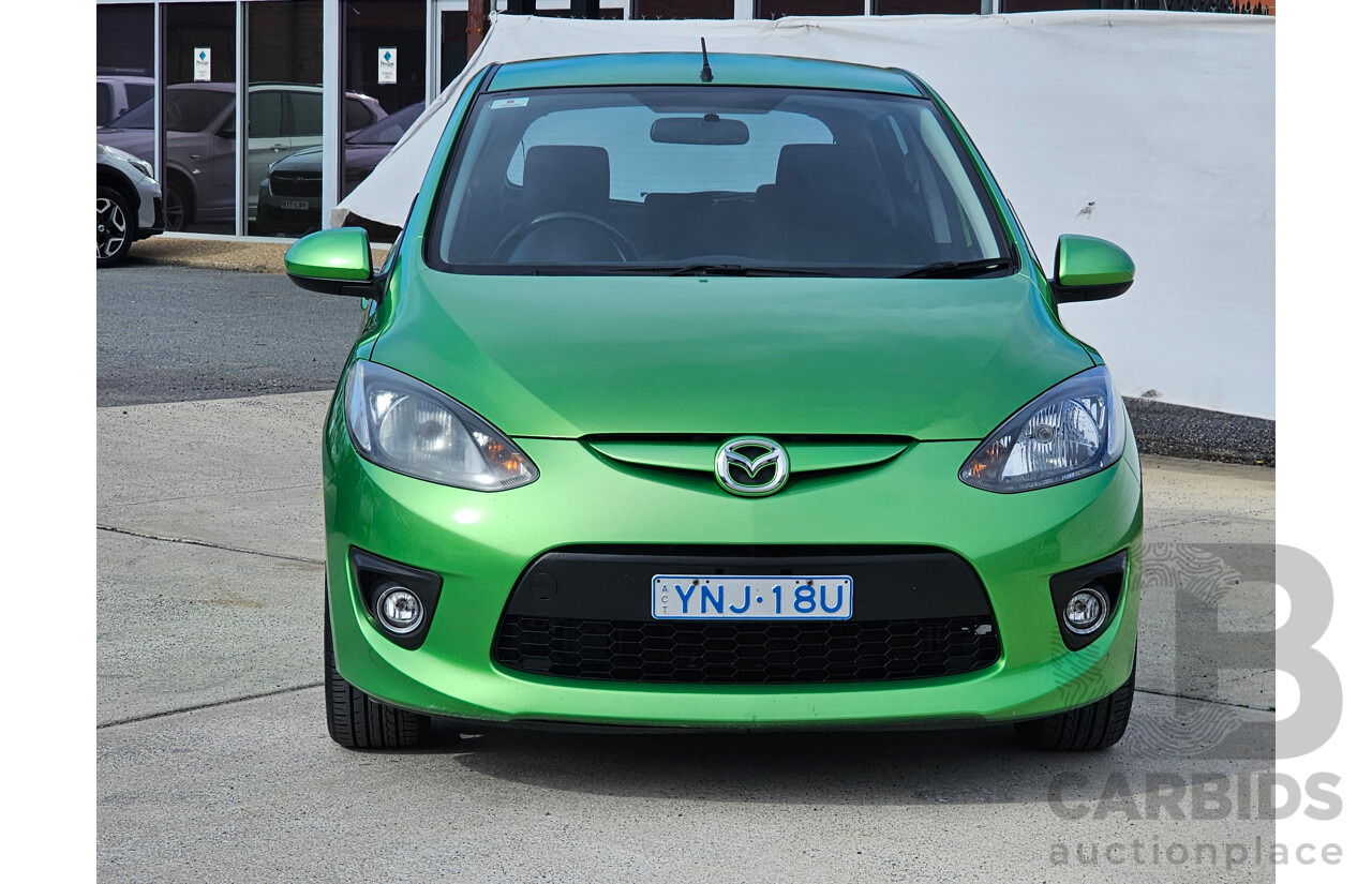 10/2007 Mazda Mazda2 Genki DE 5d Hatchback Green 1.5L