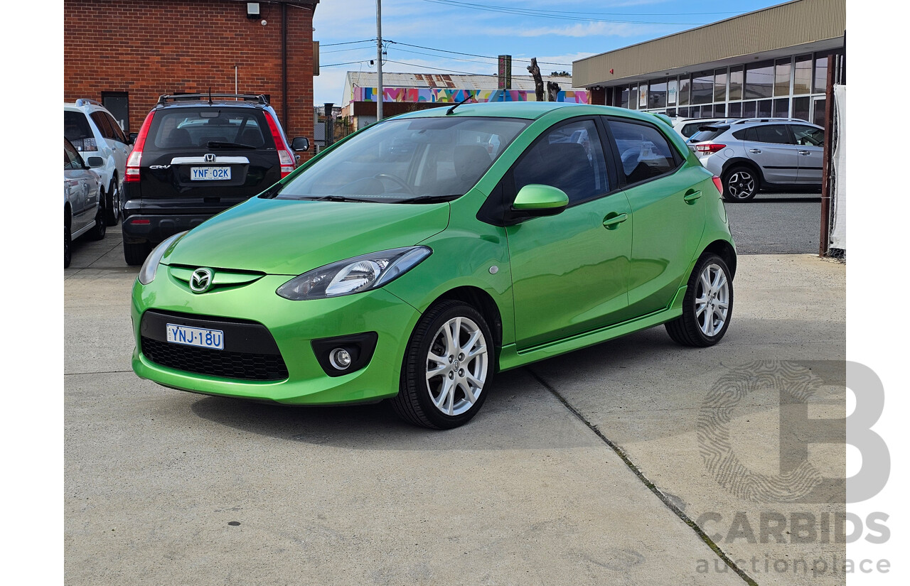 10/2007 Mazda Mazda2 Genki DE 5d Hatchback Green 1.5L