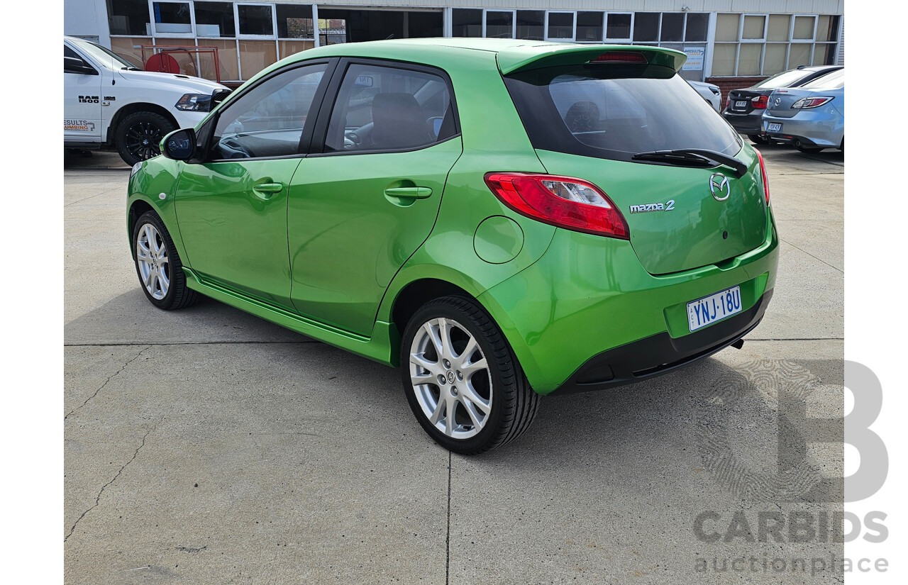 10/2007 Mazda Mazda2 Genki DE 5d Hatchback Green 1.5L