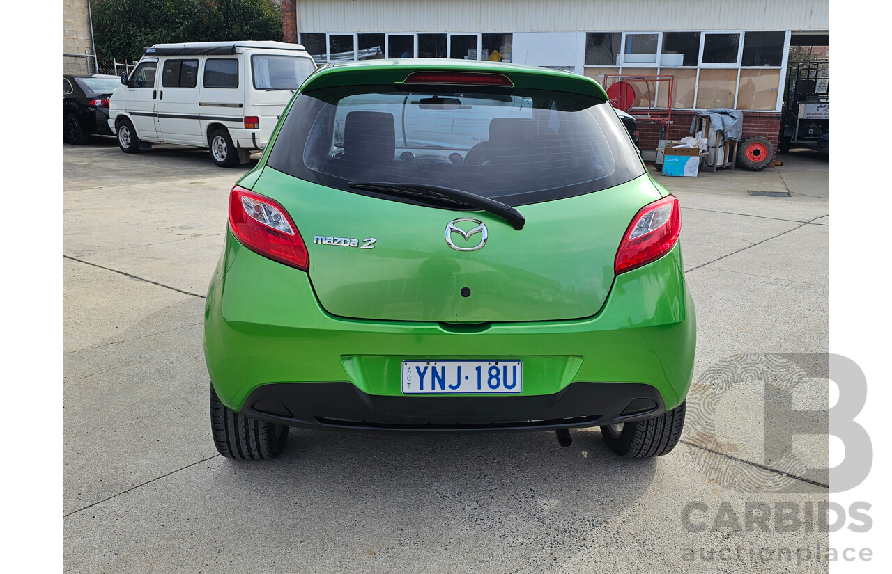 10/2007 Mazda Mazda2 Genki DE 5d Hatchback Green 1.5L