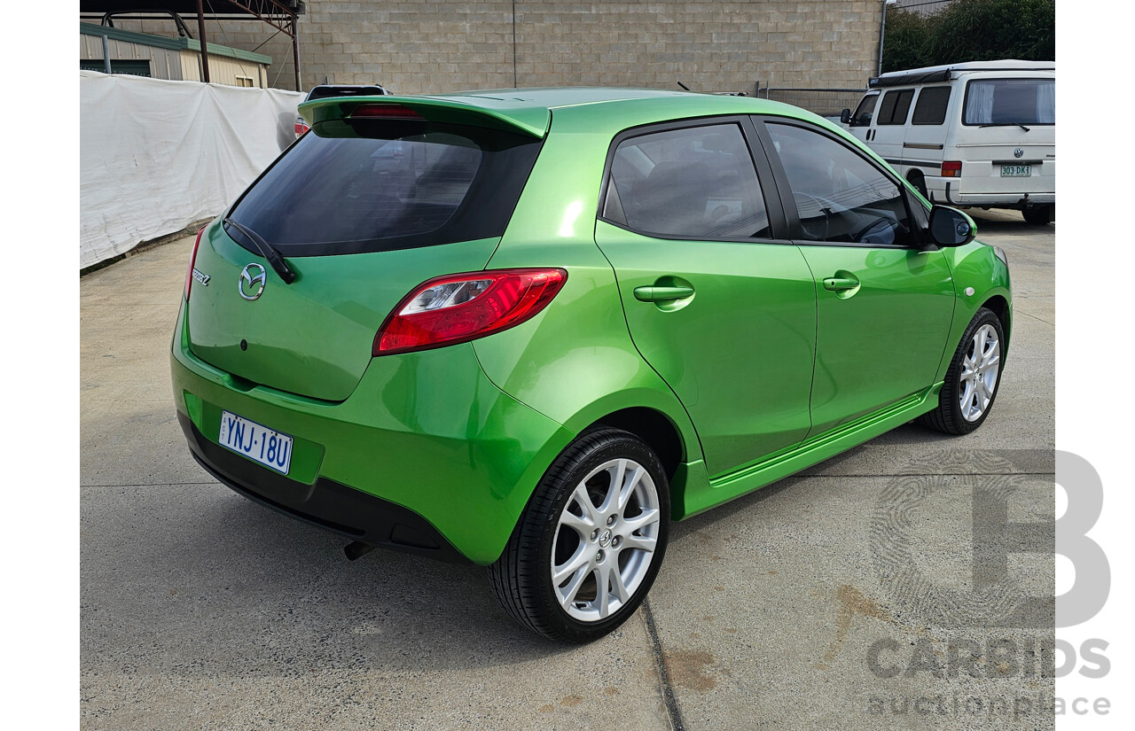 10/2007 Mazda Mazda2 Genki DE 5d Hatchback Green 1.5L