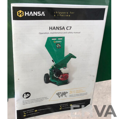 Hansa C7 Petrol Powered Wood Chipper