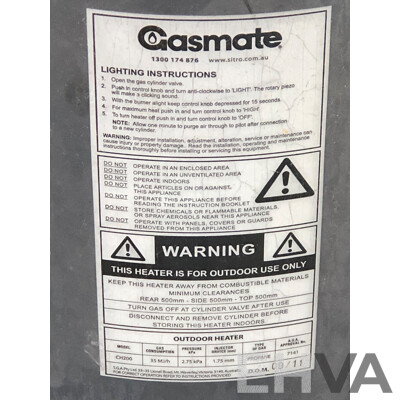 Gasmate Gas Patio Heater