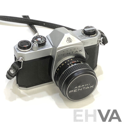 Vintage Pentax Asahi SP 100 35mm Film SLR Camera