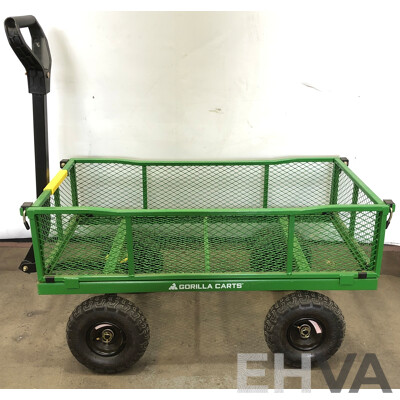 Gorilla Carts 115L Steel Mesh Cart
