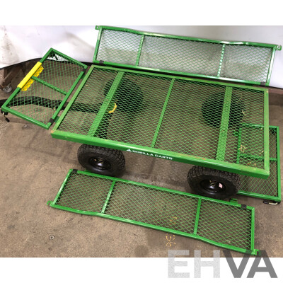 Gorilla Carts 115L Steel Mesh Cart