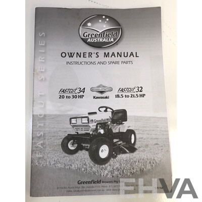 Greenfield Fastcut 34 Ride on 34 Inch Petrol Lawn Mower