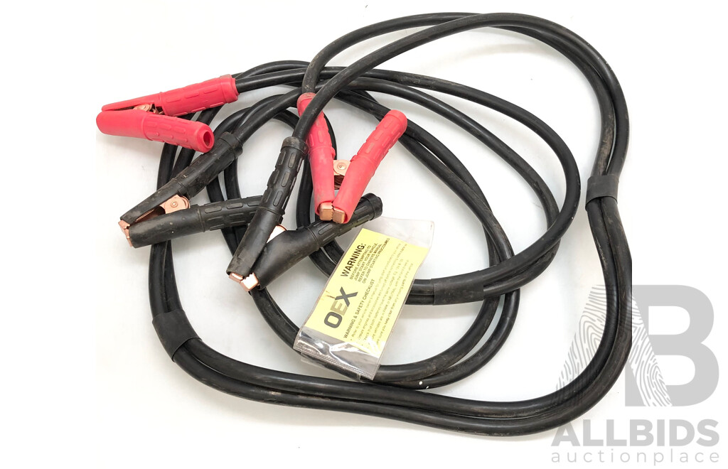 OEX 12/24 Volt 900 Amp Jumper Leads