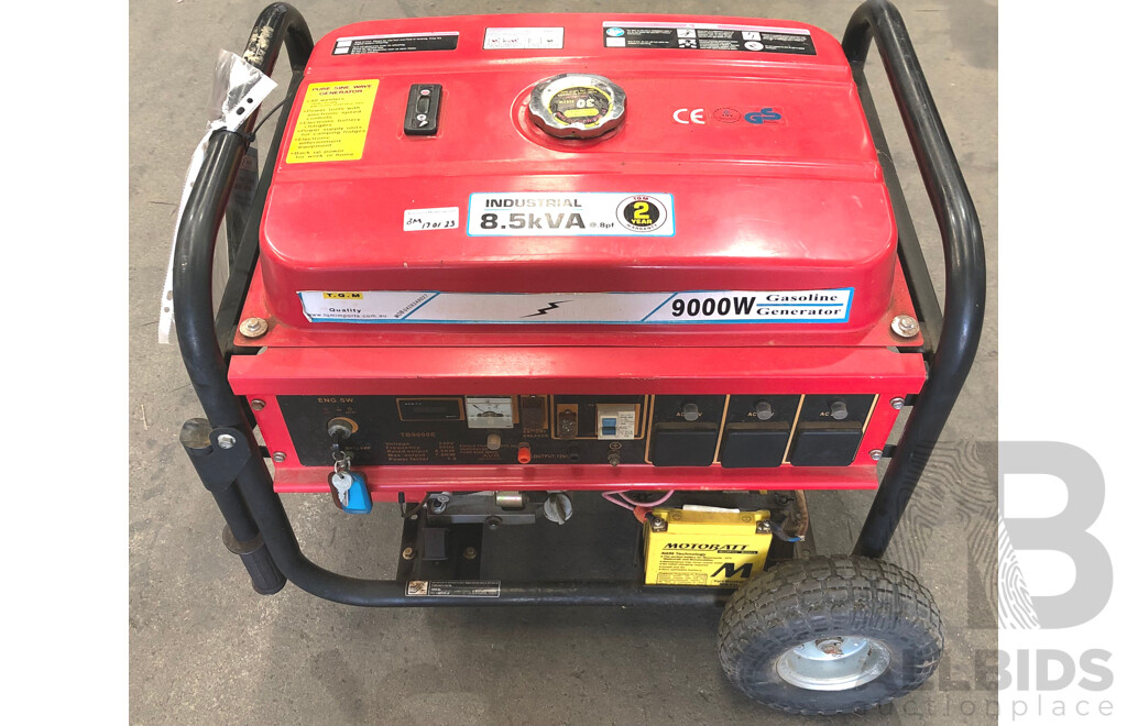 Strike Force TB 9000E Four Stroke Petrol 8.5 KVA Pure Sine Wave Inverter Generator