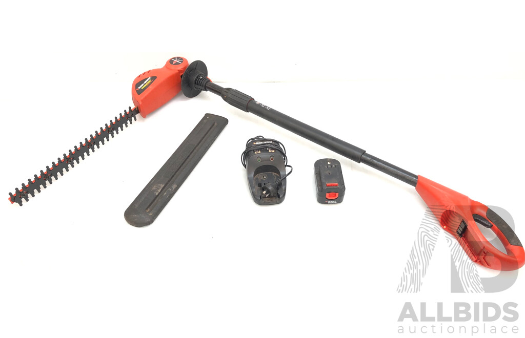 Black and Decker 18 Volt Cordless Pole Hedge Trimmer