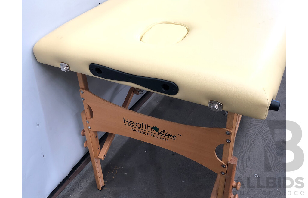 Healthline Portable Massage Table in Carry Case