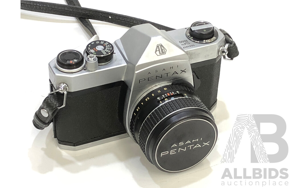 Vintage Pentax Asahi SP 100 35mm Film SLR Camera