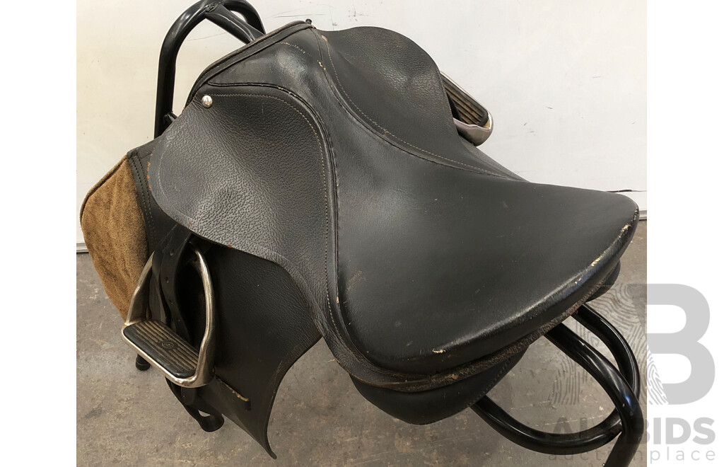 Children's Indian Leather All Purpose Saddle - Size Large