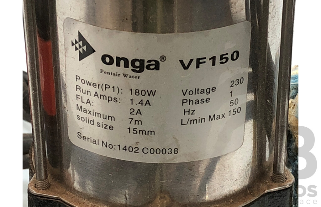 Onga VF150 Electric Drainage Pump